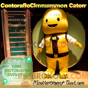Gold Cucumber mascot...