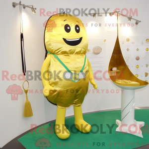 Gold Cucumber mascot...