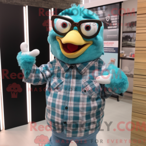 Turkis høner maskot drakt...