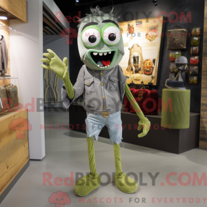 Olive Undead mascot costume...