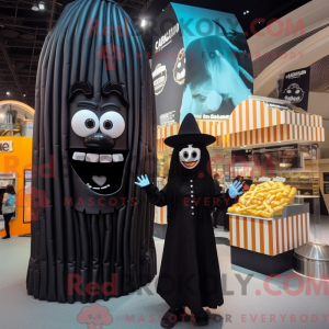 Black French Fries mascot...