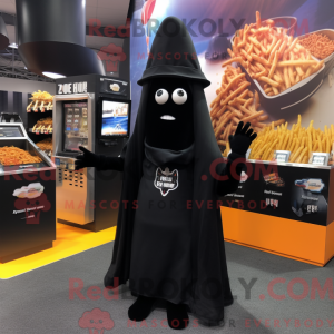 Black French Fries mascot...