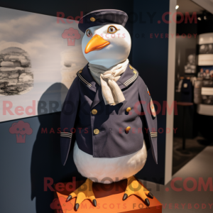 Navy Gull mascot costume...