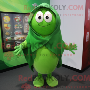 Green Shakshuka mascot...