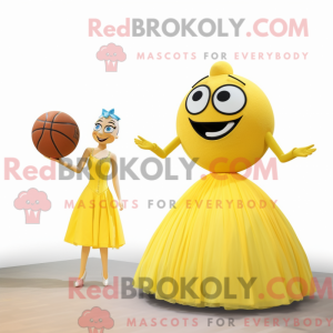 Lemon Yellow Basketball...