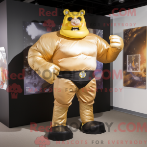 Costume de mascotte Gold...
