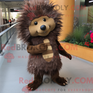 Brown Porcupine mascot...