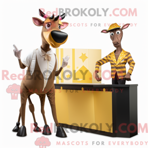 Costume mascotte d okapi...