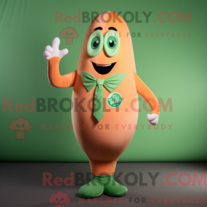 Peach Green Bean mascot...