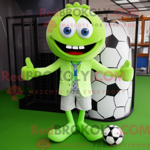 Lime Green Soccer Goal...