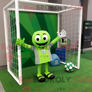 Lime Green Soccer Goal...