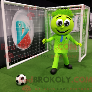 Lime Green Soccer Goal...
