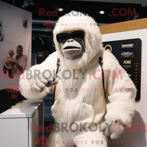 Cream Gorilla mascot...