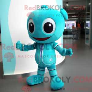 Cyan But mascot costume...