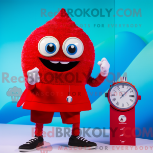 Red Wrist Watch mascot...