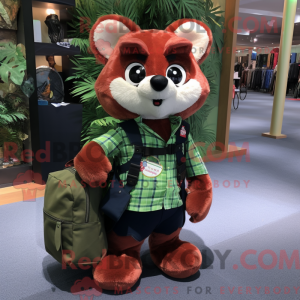 Figura de máscara de panda...