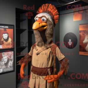 Rust Tyrkiet maskot kostume...