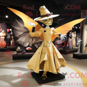 Gold Pterodactyl mascot...