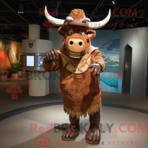 Rust Minotaur maskot drakt...