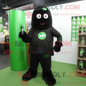 Black Green Beer mascot...