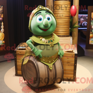 Maskotdraktfiguracja Olive...