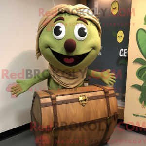 Maskottchenkostüm Olive...