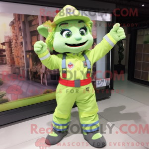 Lime Green Fire Fighter...