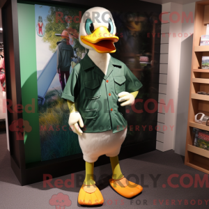 Costume mascotte de canard...