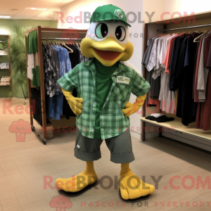 Forest Green Duck mascot...