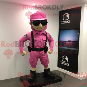 Pink Para Commando mascot...