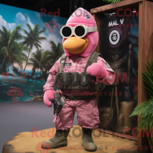 Pink Para Commando mascot...