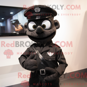 Black Commando mascot...