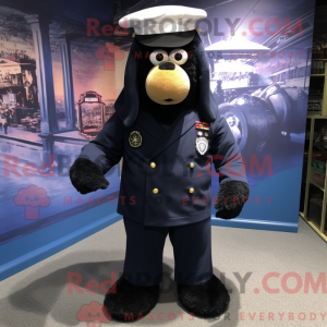 Disfraz de mascota Navy...