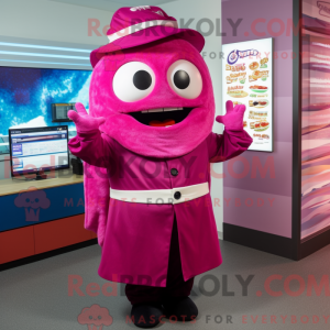 Magenta Sushi mascot...