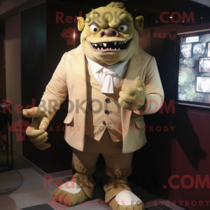 Figura de máscara de ogro...