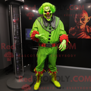 Lime Green Evil Clown...