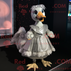 Silver Gosling mascot...