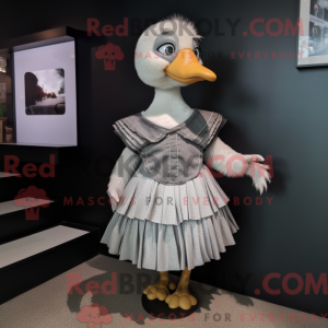 Silver Gosling mascot...
