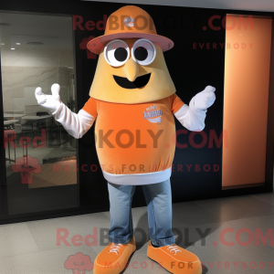 Orange Ice Cream mascot...