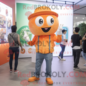 Orange Ice Cream mascot...