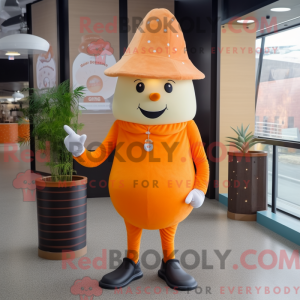 Orange Ice Cream mascot...