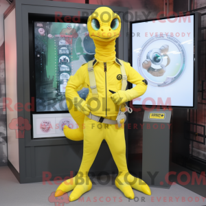 Lemon Yellow Hydra mascot...