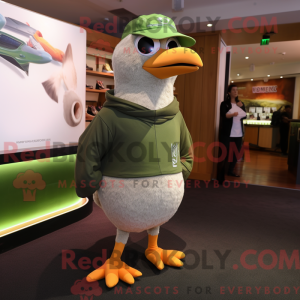 Olive Gull mascotte kostuum...