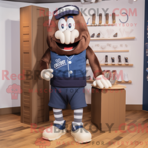 Navy Chocolate Bar maskot...