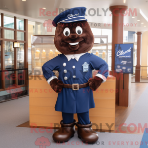 Navy Chocolate Bar mascot...