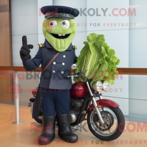 Navy Celery mascottekostuum...