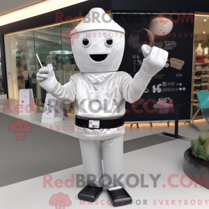 Silver Ice Cream mascot...