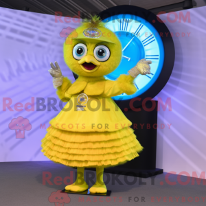 Citrongul Peacock maskot...