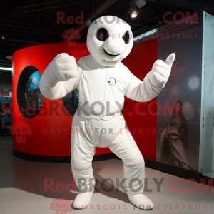 White Acrobat mascot...
