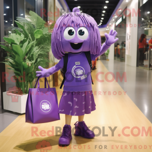 Purple Meatballs mascot...